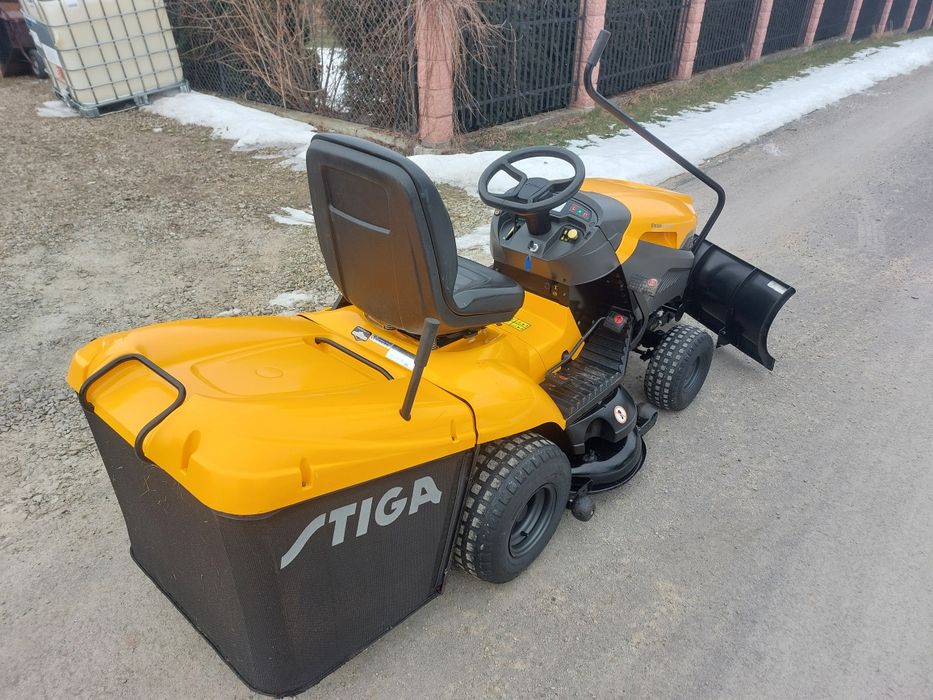 Traktorek kosiarka Stiga Estate 6102 tylko 143mth pług 22KM V2!