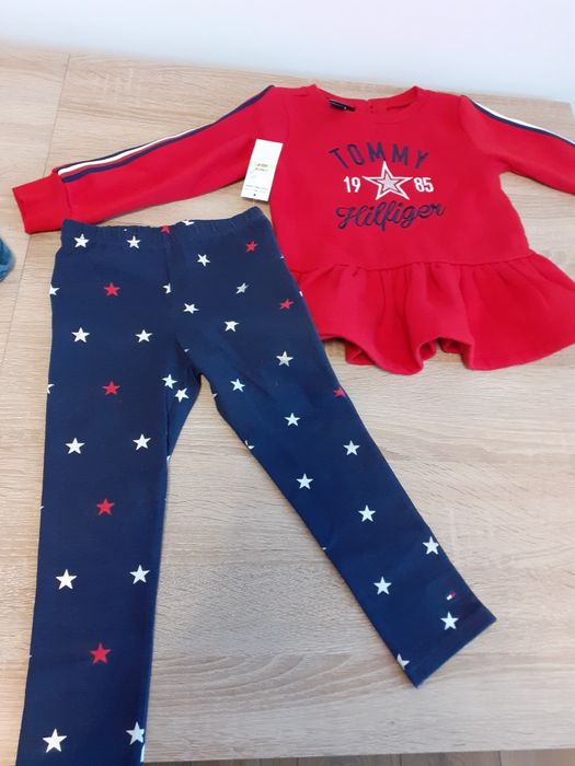 Nowy zestaw 4 lata Tommy hilfiger  getry bluz