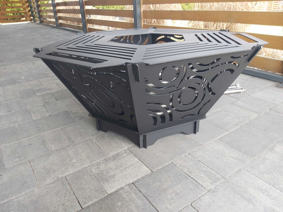 Palenisko z funkcją grzania wody do jacuzzi basenu  bani + grill