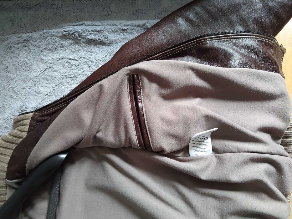 Kurtka skórzana BOMBERKA