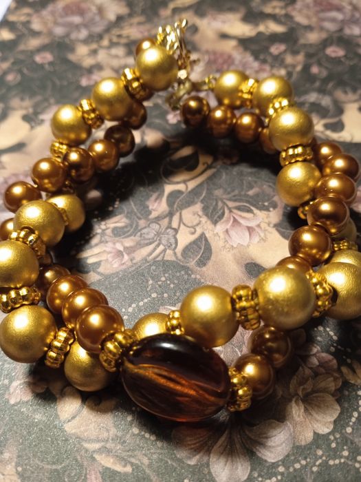 Bransoletka cynamonowa elegancja