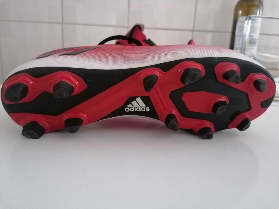 Chuteira Adidas Messi 16.4 FXG Campo Vermelha