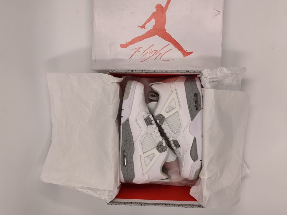 Air Jordan 4 White Cement EU44
