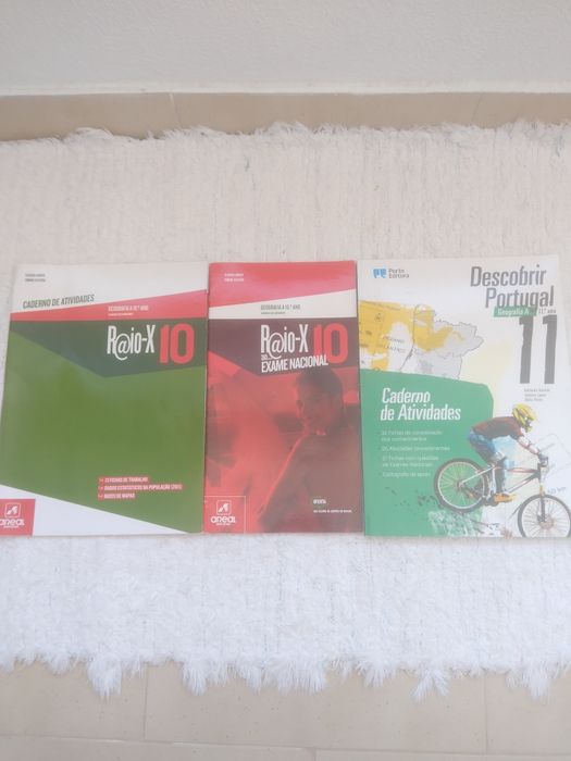 Livros de preparação para o exame de Geografia