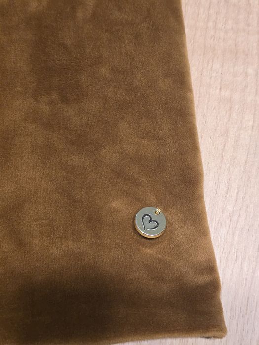 Zestaw czapka i komin welurowy