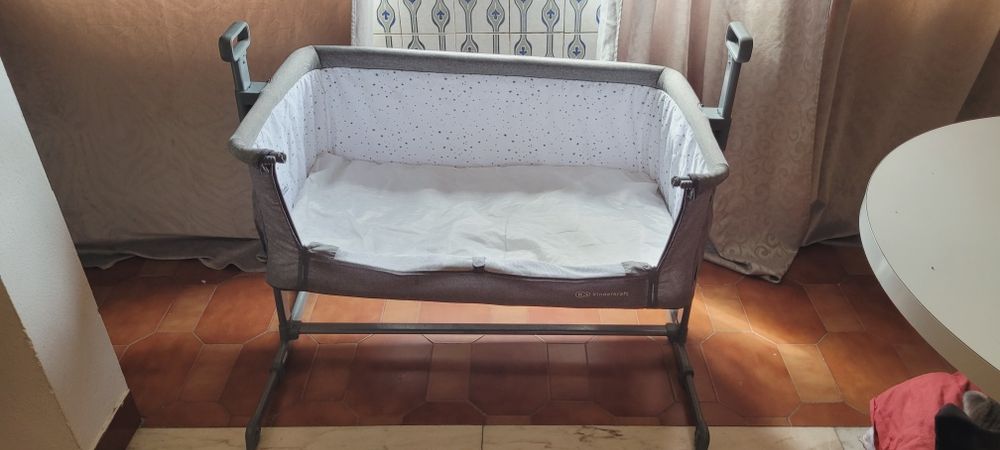 Berço Kinderkraft Neste Up Cinza – Como Novo – 50€