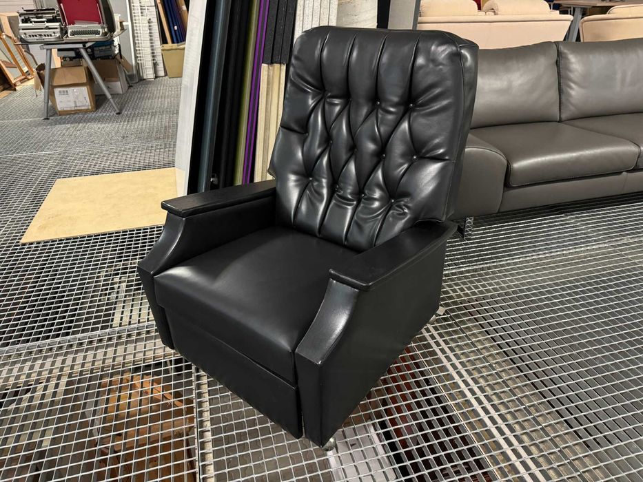 Fotel z funkcją relaks fotel Chesterfield fotel skórzany relaks