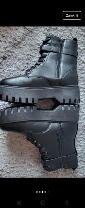 Workery na grubej podeszwie