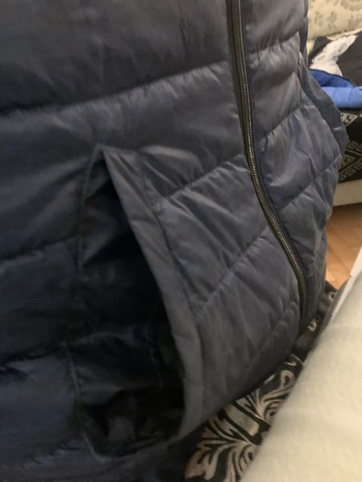 Kurtka pikowana H&M z odpinsnym kapturem