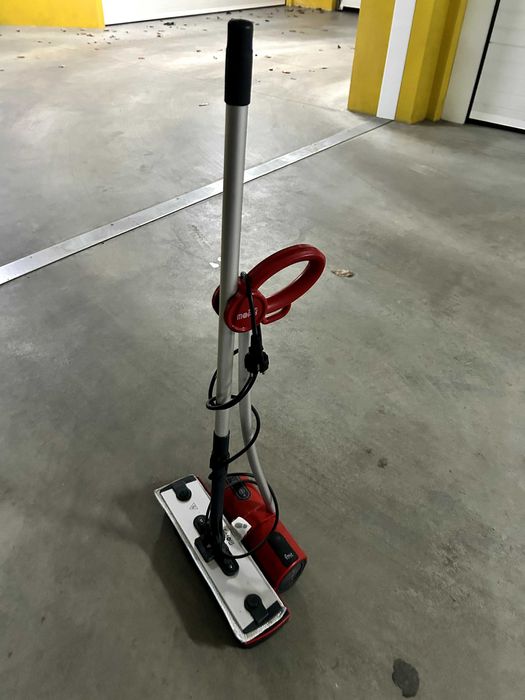 Mopa a Vapor Polti Moppy Vermelha – Ótimo Estado