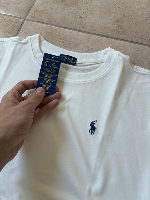 Tshirt Branca Polo-Ralph Lauren