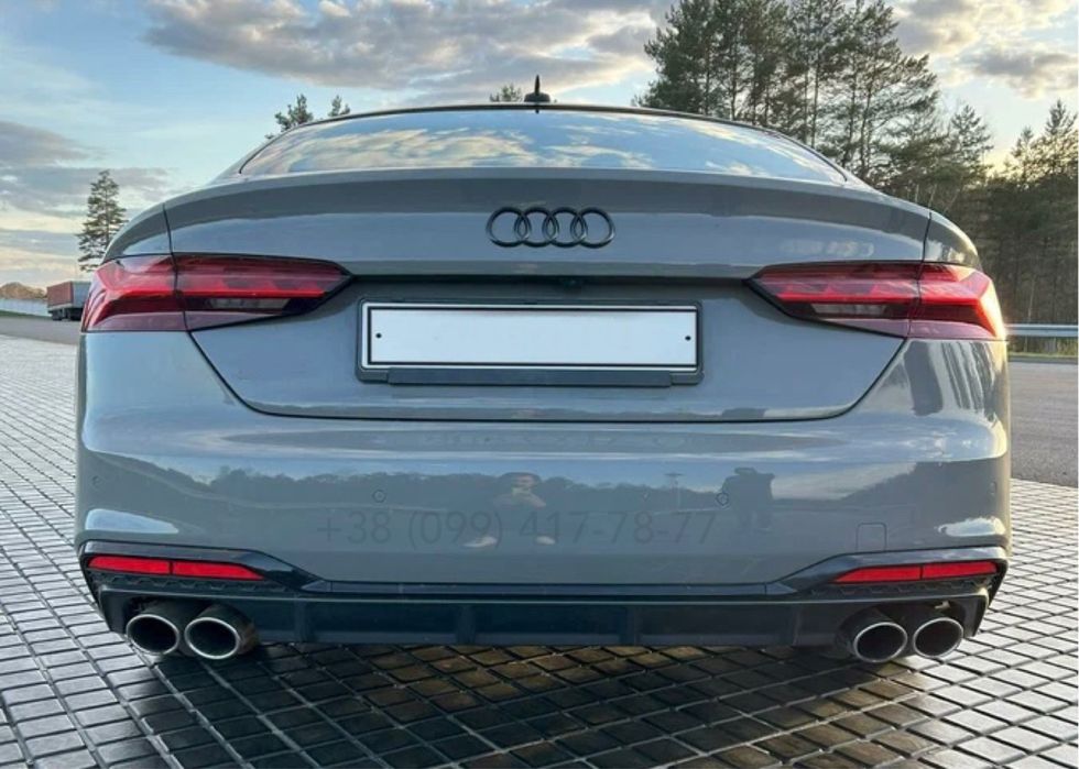 Диффузор губа S5 S-Line для AUDI A5 F5 B9 8W 2021+ Насадки Бампер