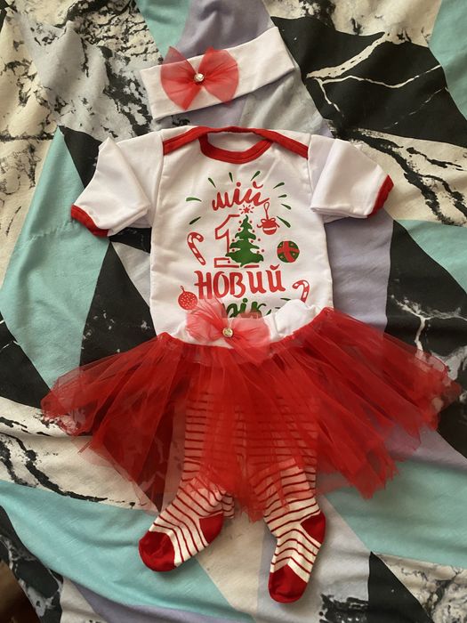 Продам новорічний костюм для новонародженої дівчинки