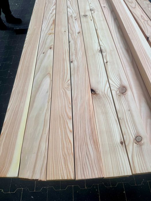 Kantówka strugana modrzewiowa 45mm x 70 mm Drewno konstrukcyjne Legar