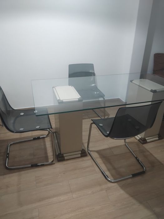 Mesa vidro 1,80x1,00