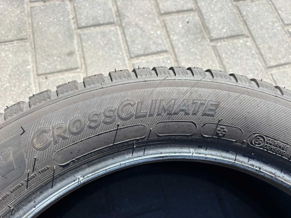 2X OPONY CAŁOROCZNE 215/55R17 94V Michelin CrossClimate+ 6.9MM 2022R SPRAWDZONE CAŁE!