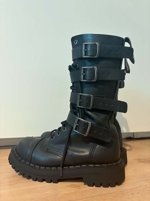 Glany STEADY'S 15 ,czarne ,4 klamry, rozm.39