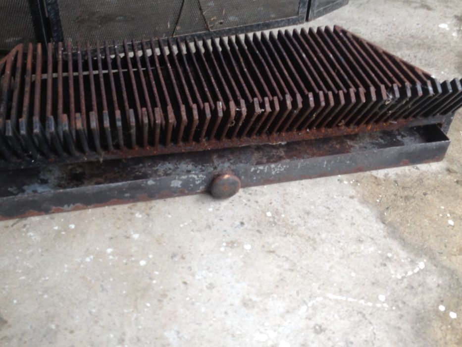 Grade e base de Ferro para Lareira
