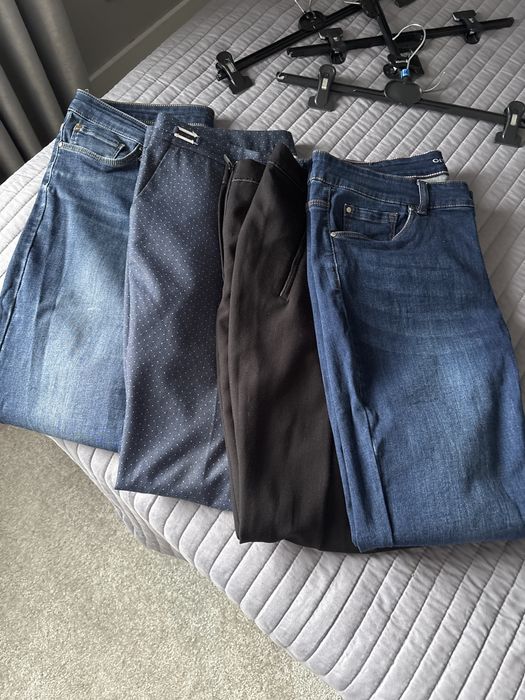 Zestaw 4 par spodni damskich spodnie r.44 Orsay jak nowe