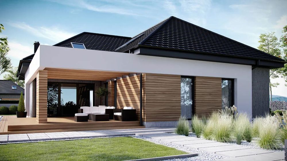 Projekt domu parterowego z poddaszem Homekoncept 29