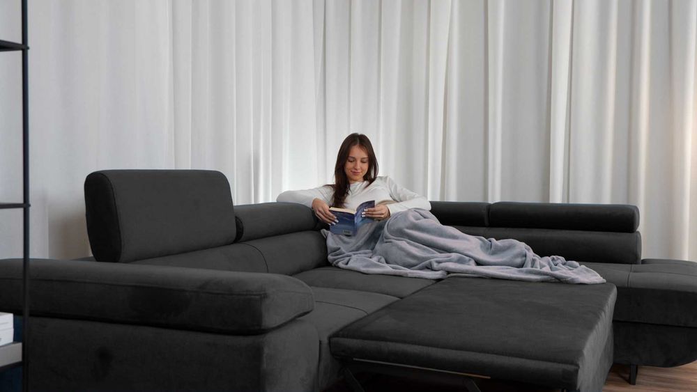 Narożnik Rio. Rogówka. Regulowane zagłówki. Sprężyny! Szybka dostawa!