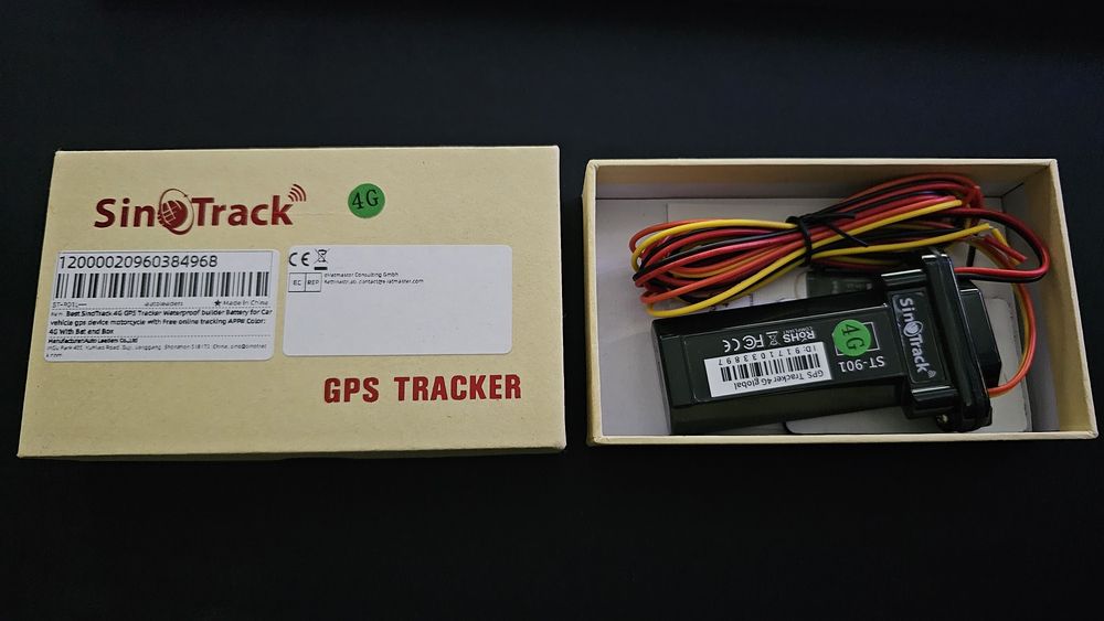 Tracker 4G Novo na caixa