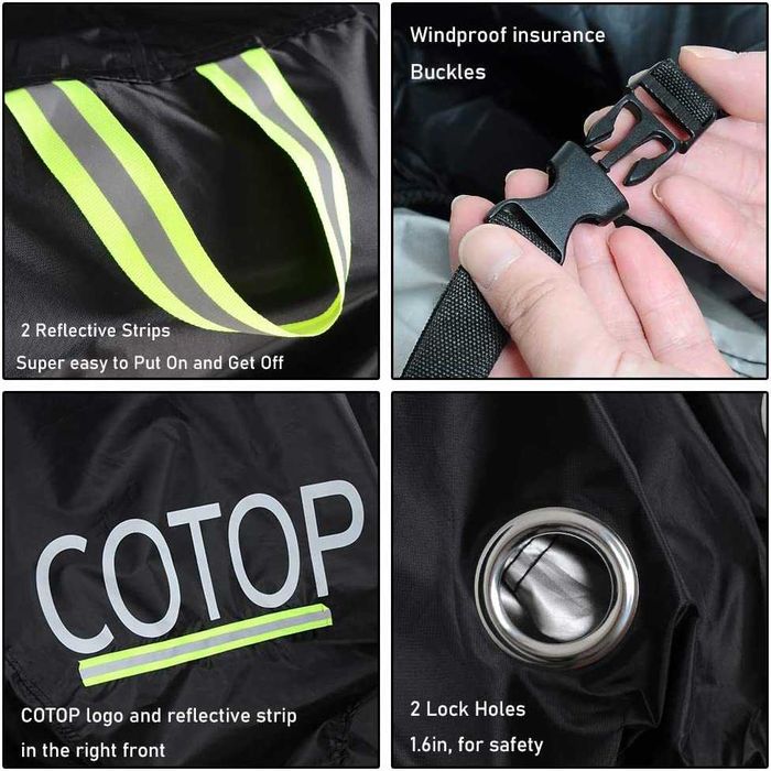 Capa para bicicleta, proteção UV anti-pó, chuva