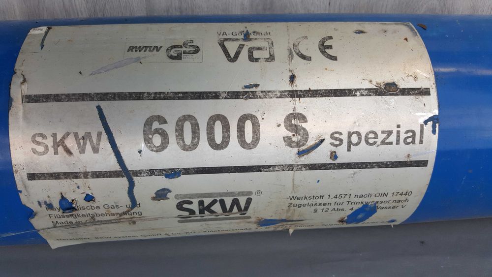 SKW 6000 System uzdatnianie wody , do nawadniania pól 120 tys L/h