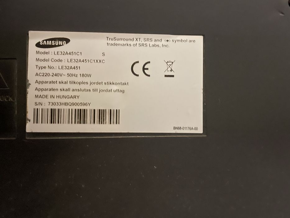 Телевізор Samsung le32a451c1 32 дюйми