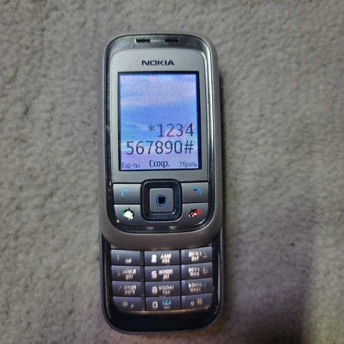 Телефон Nokia 6111,слайдер с заряд,sharp,акам хор