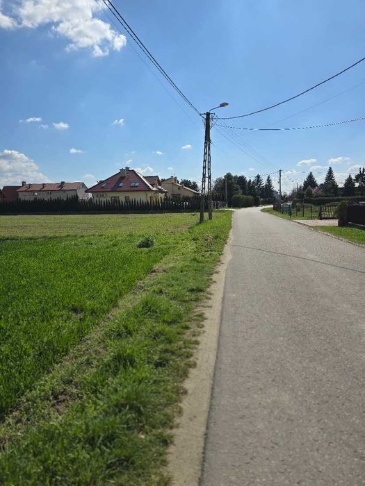 Łęg Tarnowski 10 arów z warunkami zabudowy.