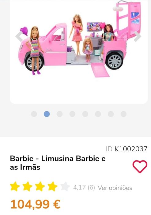 Barbie - Limousine Barbie and the Sisters | New64553180192513121