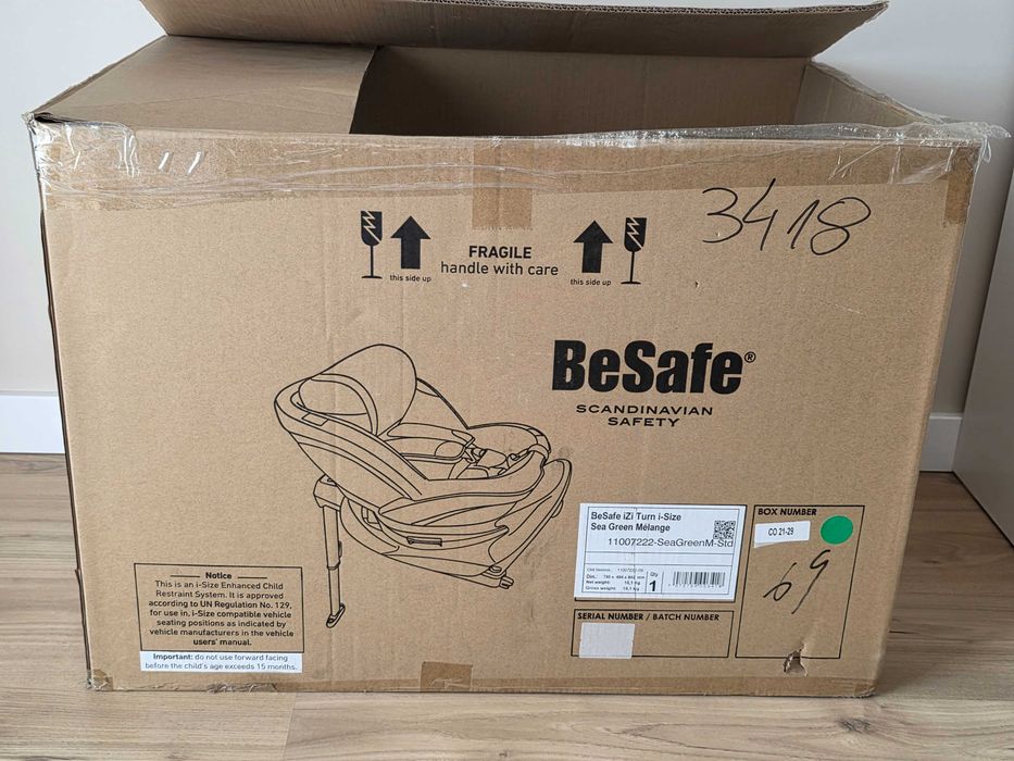 Fotelik obrotowy besafe izi turn i-size 360