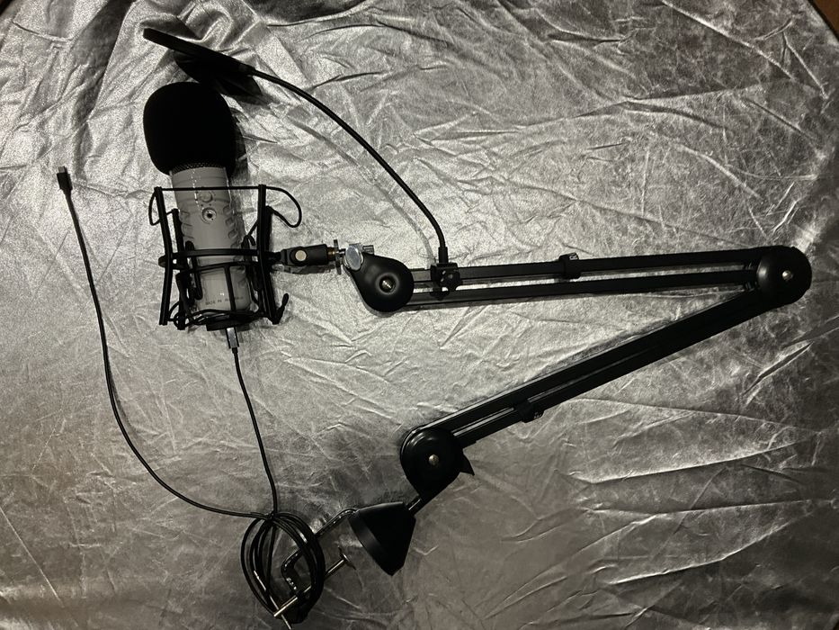 Rode Mikrofon Podcaster + Rode PSA1 Studio Arm uchwyt