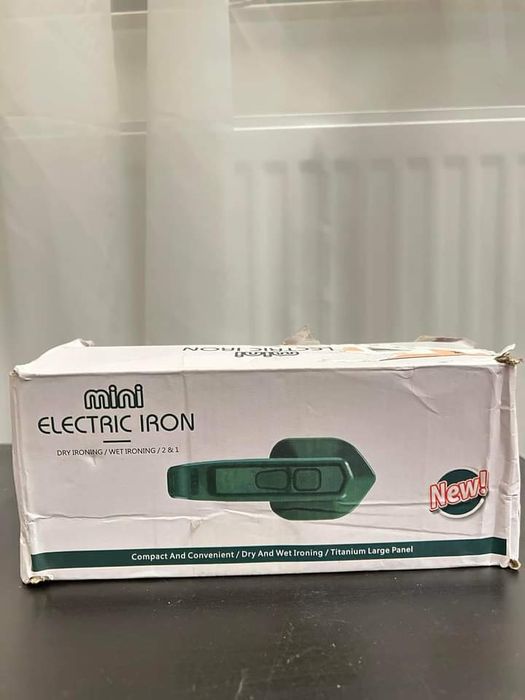 Mini żelazko zielone