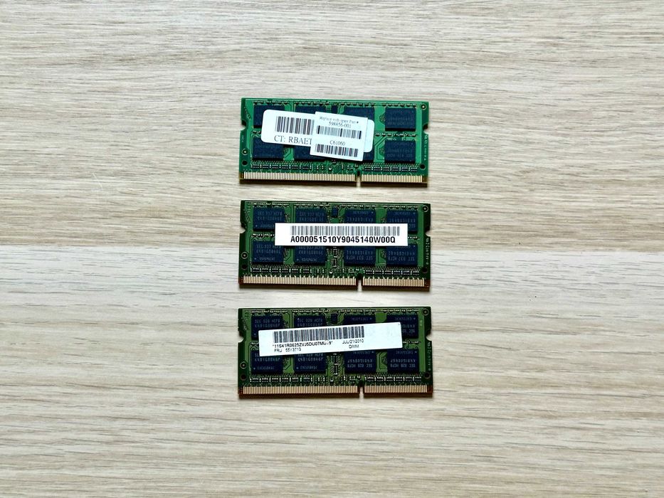 RAM Samsung 6GB DDR3 PC3 10600S 09 10 F2 (3x2GB) – sprawna, testowana