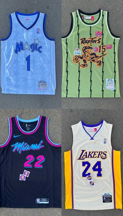 Jersey NBA Lakers, Boston, Miami, Grizzlies, Dallas, Brooklyn, Chicago