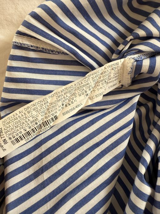 Sukienka hiszpanka w paski Zara