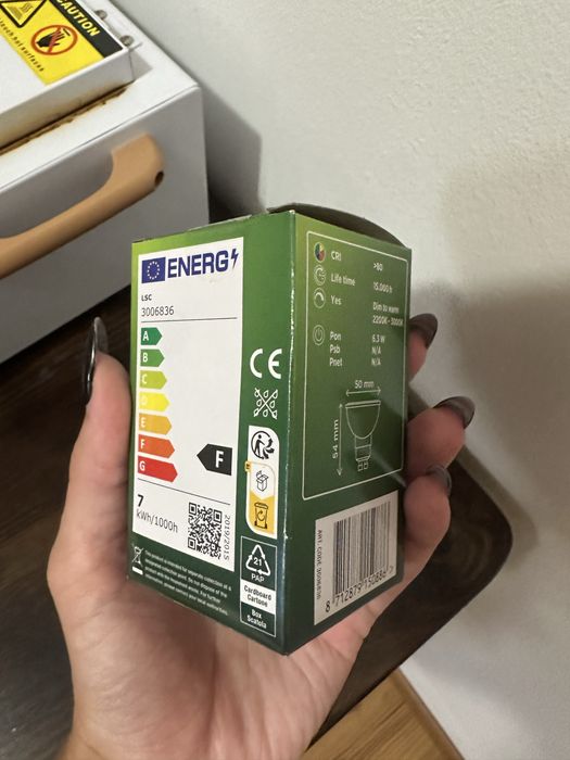 Zarowka led dimmable gu10 450 lum