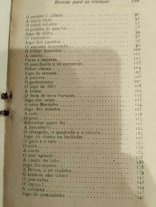 Livro Antigo - Jogos Infantis - Enciclopédia da Infância