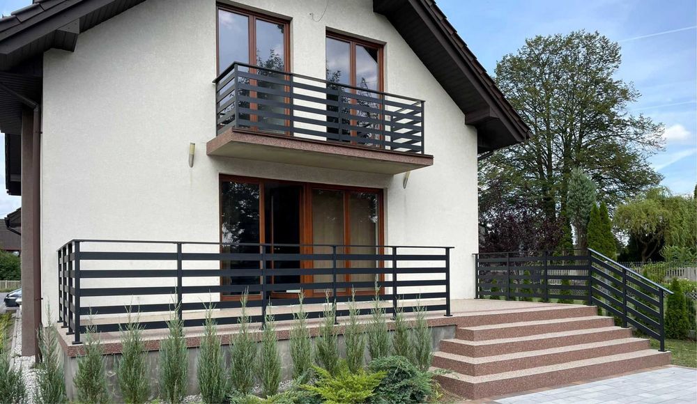 Balustrady aluminiowe na wymiar – balkon, taras, schody, okna francus.