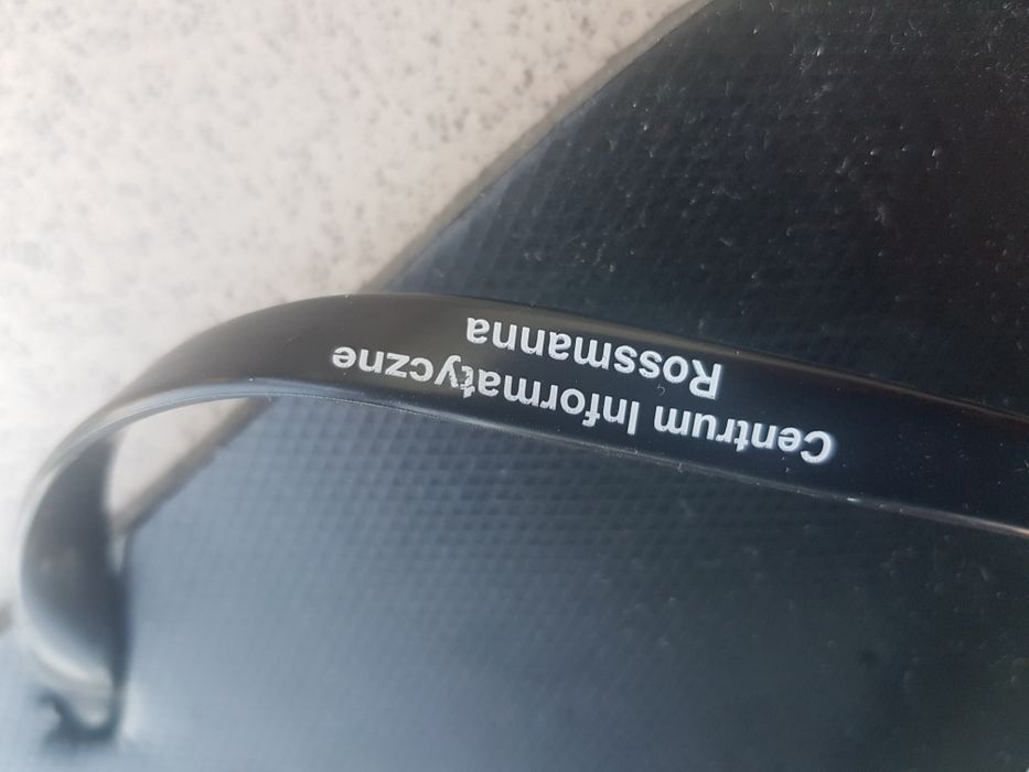 Japonki klapki z logo Rossmann. Nowe, rozm.10, dwa kolory