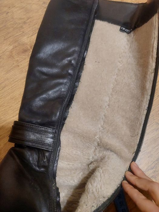 Зимние сапоги 37р на овчине кожа
