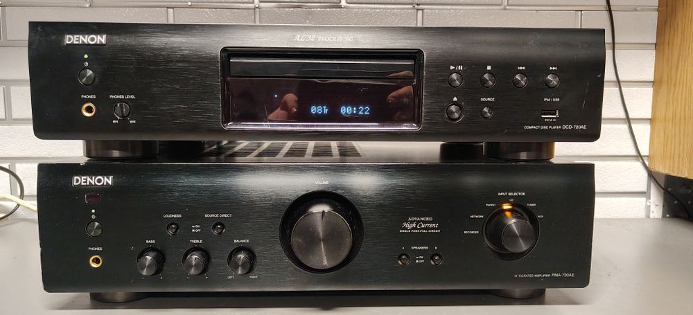 Odtwarzacz i wzmacniacz DENON 720. USB, mp3