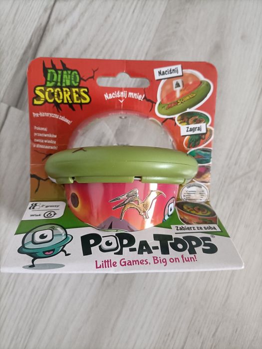 Pop a Tops gra Dino Scores