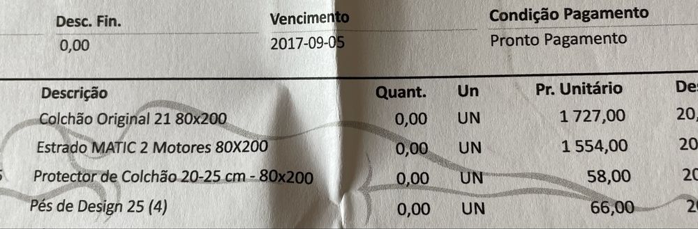 Estrado MATIC 2 Motores 80X200 + colchão