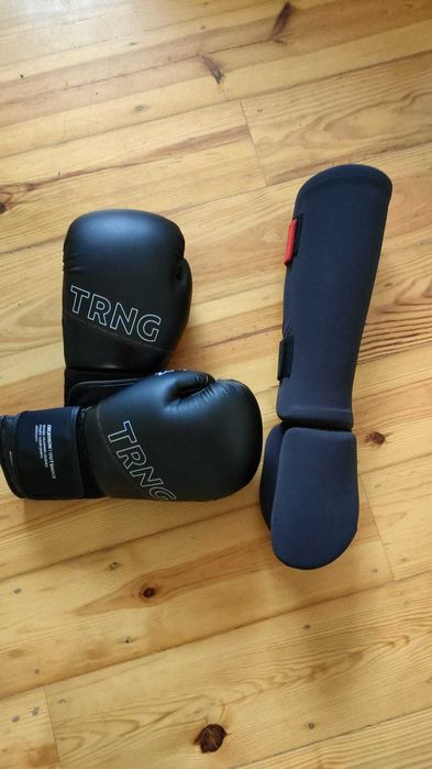 Kit Muay Thai - Luva 14Oz