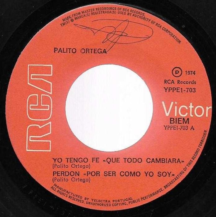 Palito Ortega - - - - - Yo Tengo Fe - - - - - EP