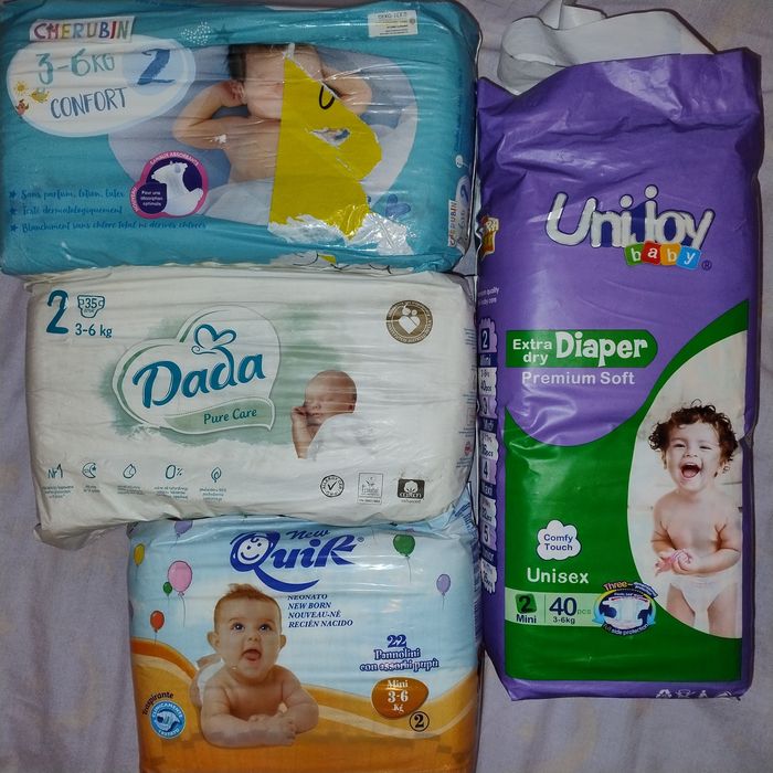 Подгузники 1, підгузки 2, памперсы 3, для плавання