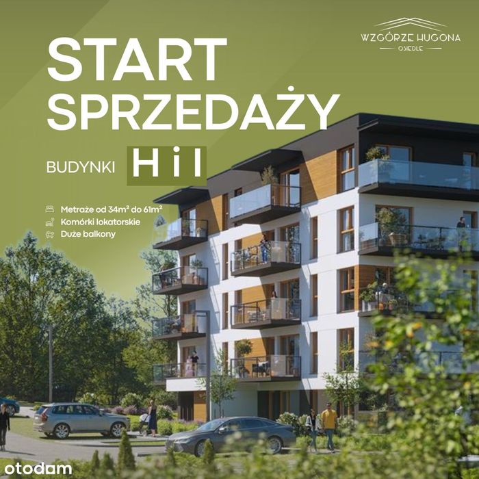 Wzgórze Hugona | Dwupokojowe Mieszkanie I.3.02